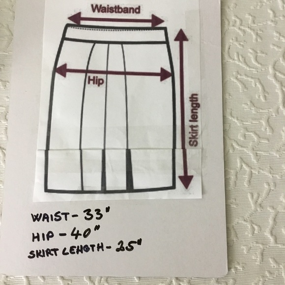 Worthington Women’s Skirt Size 6 Vintage Stretch Black Below Knee… - Picture 9 of 12